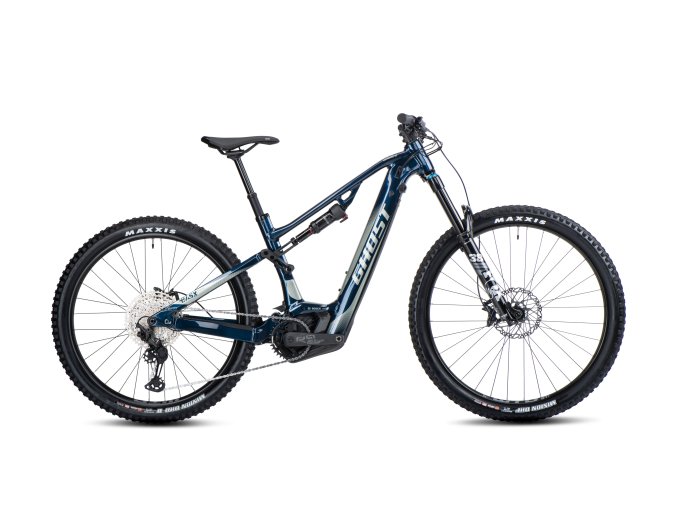 GHOST E-bikes E-ASX 160 Advanced B750 - Navy Blue / Pearl Light Grey 2022 (Velikost XL (185-200cm))