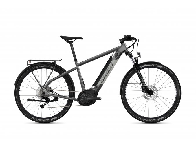 GHOST E-bikes E-TERU Essential EQ B500 27,5 - Dark Grey / Dark Orange Matt 2022 (Velikost XL (188-196cm))