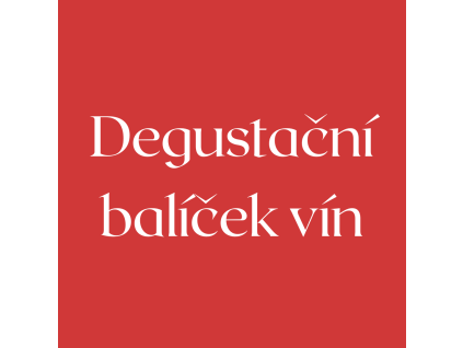 Degustační balíček vín