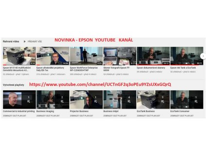 Epson YOUTUBE kanál