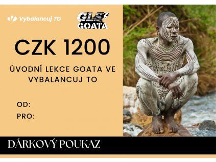 Poukaz na úvodní GOATA lekci
