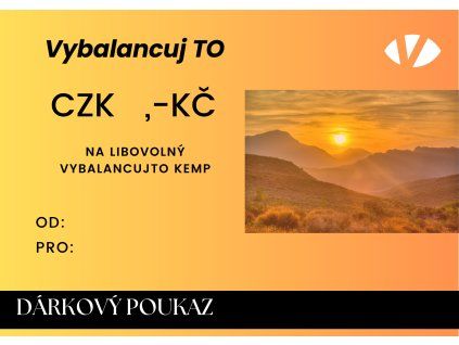 Poukaz na Vybalancuj TO KEMP