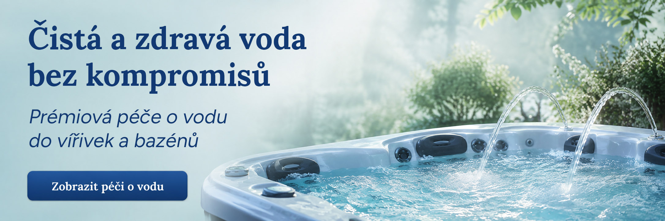 Pece o vodu vo virivke a bazene