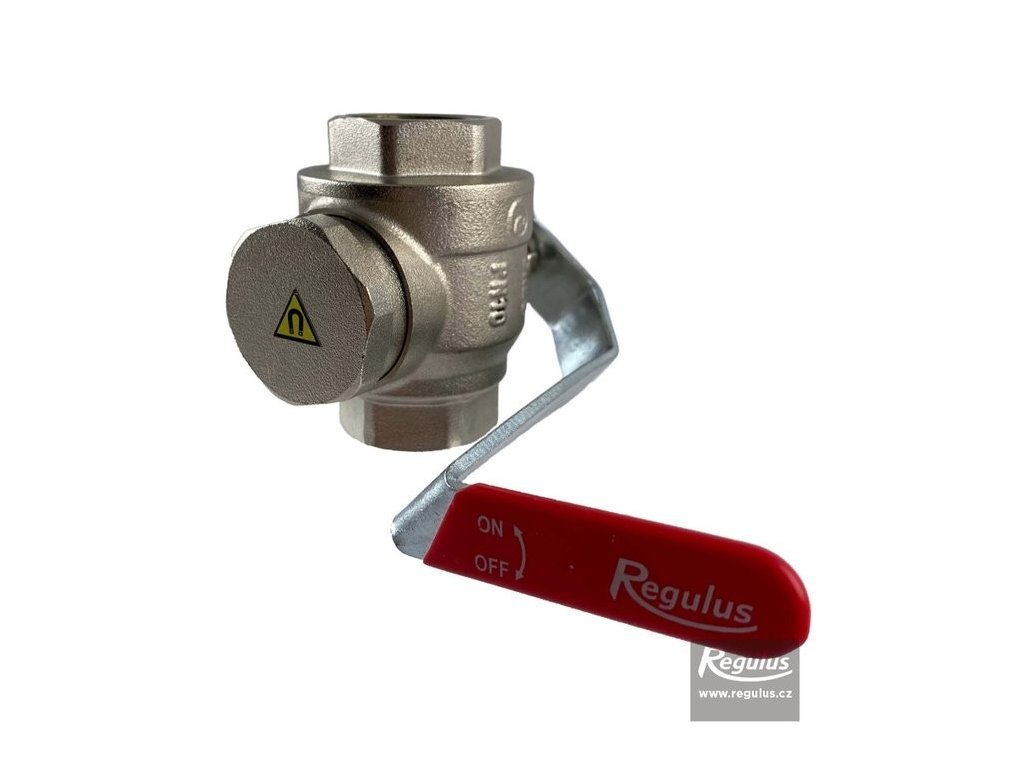 Kohout kulový s filtrem a magnetem 3/4“ FILTERBALL Regulus 21425