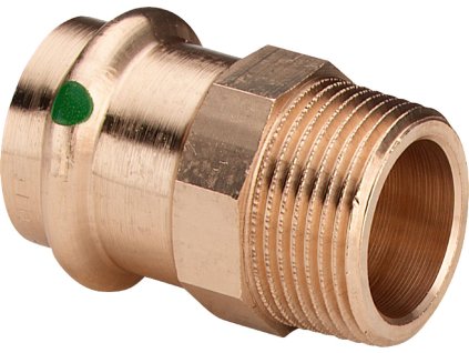 Přechod CU lisovací vnější 15 x 1/2“ Profipress - kód 105044