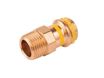 Přechod CU lisovací vnější plyn 18 x 3/4“ press