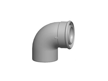 Koleno koaxiální DN100/60 x 87° Wolf