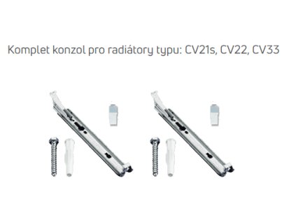 PURMO Montážní sada pro radiátory výšky 300 mm pro 1 radiátor