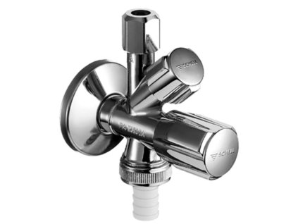 Ventil rohový kombinovaný 1/2"x3/8"x3/4" Schell - 035510699