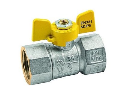 Kulový kohout PLYN FF motýl 1/2" DAKOTA