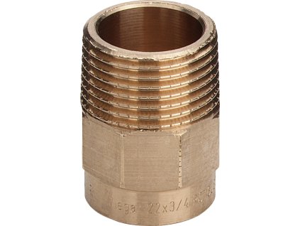 Přechod CU letovací vnější 35 x 1“ Viega - 107109