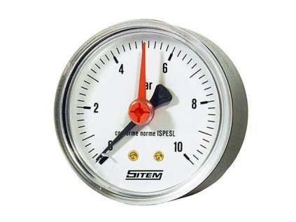 Manometr zadní připojení 63 mm 1/4“ 0-4 bar SITEM