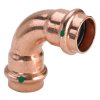Koleno CU lisovací FF 90° 18 mm Profipress - kód 291495
