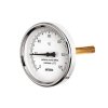 Teploměr se zadním napojením a jímkou 1/2“ D100/ L50 mm 0-120°C