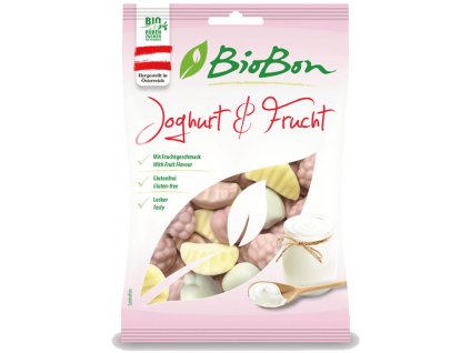 Bio gumove bonbony jogurt ovoce 100g BioBon l