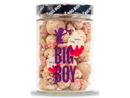 8916 2 big boy maliny v bile cokolade 160g