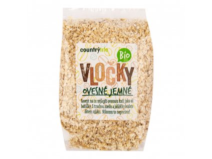 9429 country life vlocky ovesne jemne bio 500g