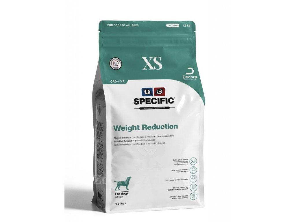 specific crd 1 xs weight reduction xs kibbles 1 6 kg