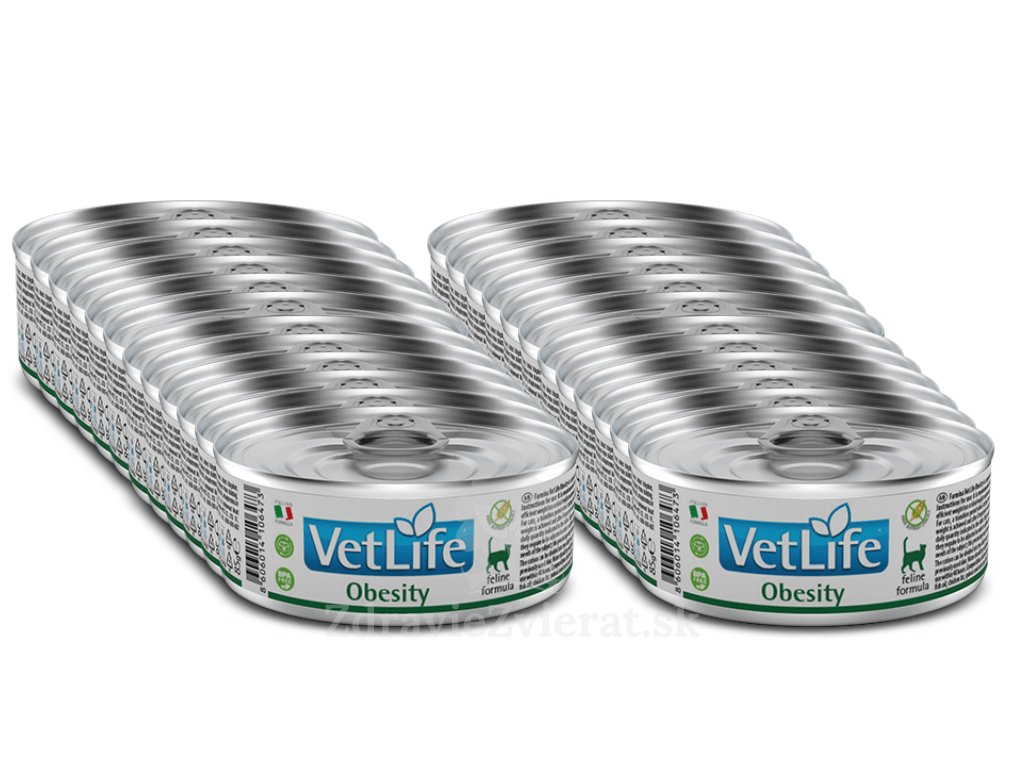 Farmina Vet Life Cat Obesity konzerva 24x85 g - Zdraviezvierat.sk