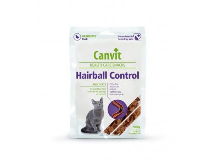canvit health care cat hairball control snack 100 g