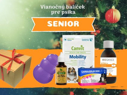 Vianočný balíček pre seniorských psíkov