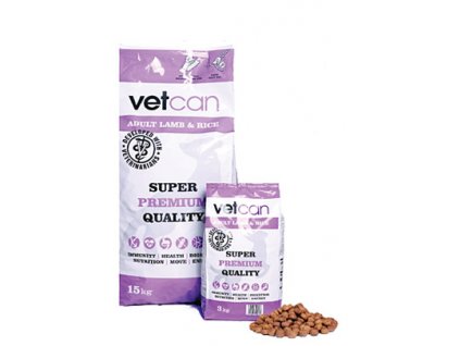 vetcan adult lamb rice