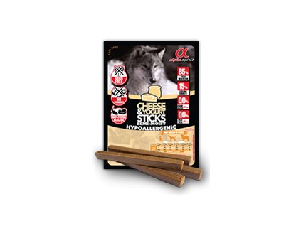 alphaspirit dog pas tycinky kura syr a jogurt 16 ks 160 g