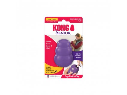 hracka kong guma senior granat fialovy s
