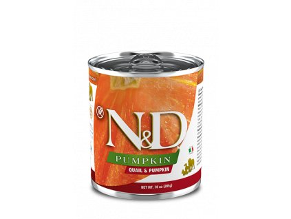 farmina n d dog pumpkin quail konzerva 285 g