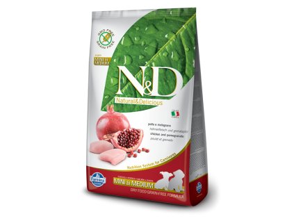 farmina n d gf dog puppy mini medium chicken pomegranate 2 5 kg