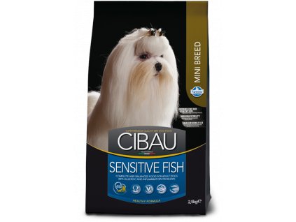 farmina cibau dog adult sensitive fish mini