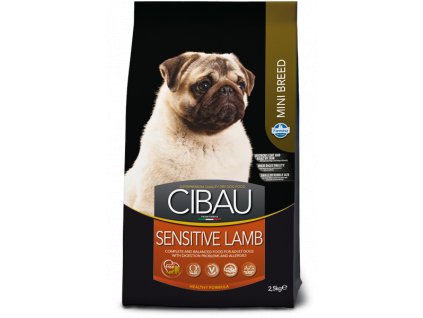 farmina cibau dog adult sensitive lamb mini