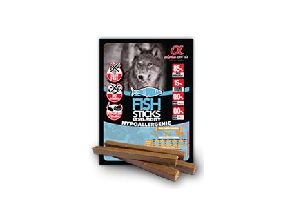 alphaspirit dog pas tycinky rybacie 16 ks 160 g