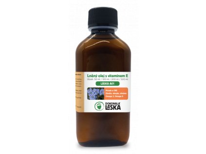 lanovy olej s vitaminom e 200 ml