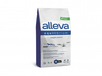 alleva sp equilibrium dog weight control chicken ocean fish adult mini medium 2 kg
