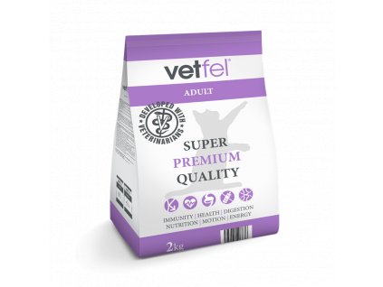 vetfel cat adult chicken 2 kg