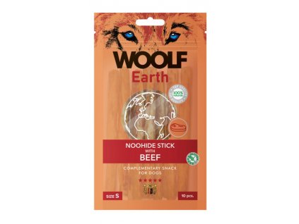 woolf dog earth noohide s sticks with beef 90 g