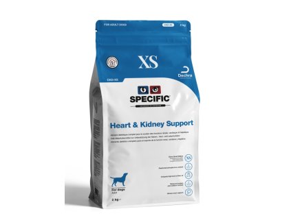 specific ckd xs heart kidney support xs kibbles 2 kg
