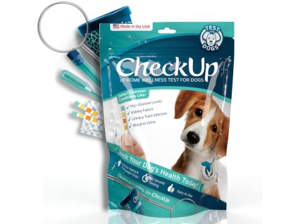 checkup kit dogs domaci test zdravotnej kondicie psa sada