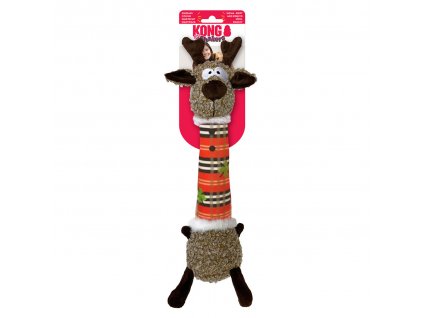 kong dog holiday shakers luvs reindeer m