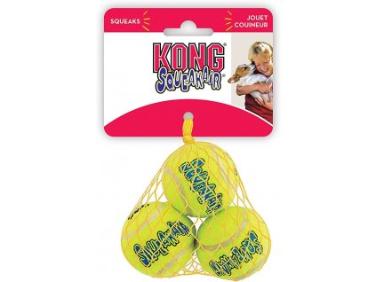 kong dog squeakair lopta tenis s piskatkom 3ks