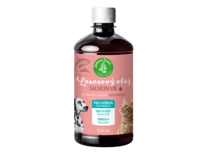 zelena zeme lososovy olej pre zvierata 500 ml