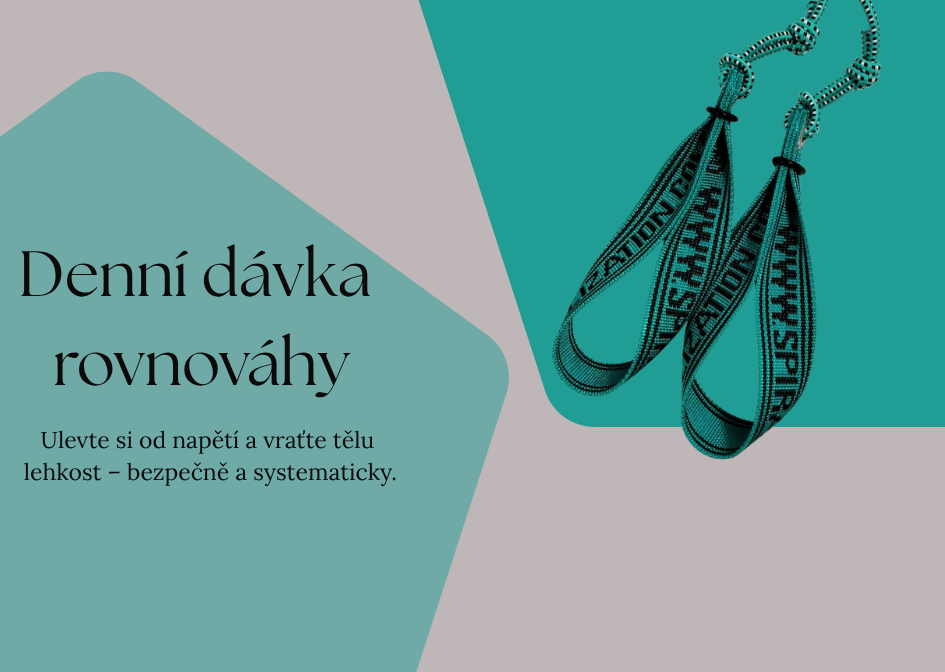 carusel zelené lanos textem denní dávka rovnováhy