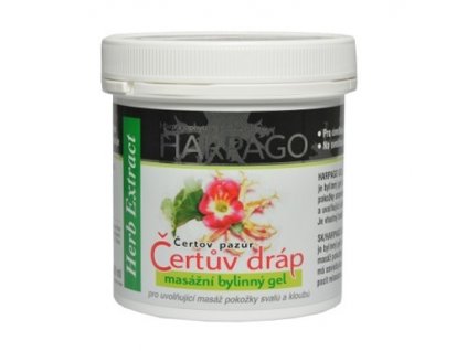 MASÁŽNÍ GEL ČERTŮV DRÁP 250 ML