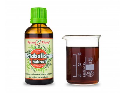 METABOLISMUS A HUBNUTÍ - BYLINNÉ KAPKY (TINKTURA) 50 ML