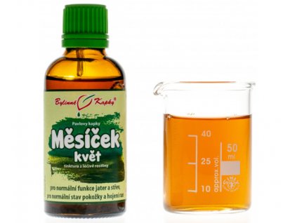 MĚSÍČEK KVĚT - BYLINNÉ KAPKY (TINKTURA) 50 ML