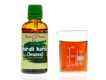 MARALÍ KOŘEN (LEUZEA, PARCHA) - BYLINNÉ KAPKY (TINKTURA) 50 ML