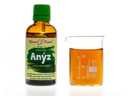 ANÝZ - BYLINNÉ KAPKY (TINKTURA) 50 ML