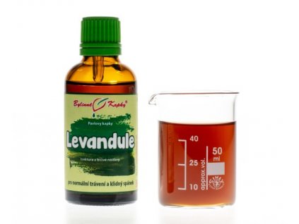 LEVANDULE - BYLINNÉ KAPKY (TINKTURA) 50 ML