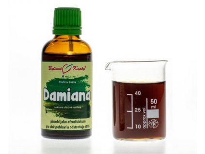 DAMIANA - BYLINNÉ KAPKY (TINKTURA) 50 ML